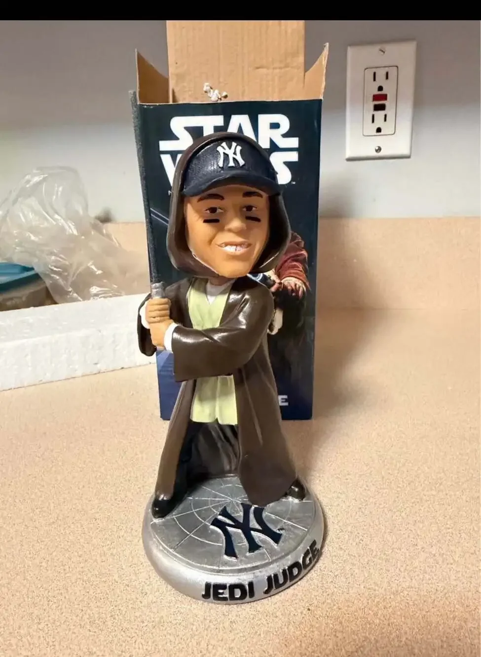 2018 New York Yankees Aaron Judge Jedi Judge Star Wars Night Bobblehead